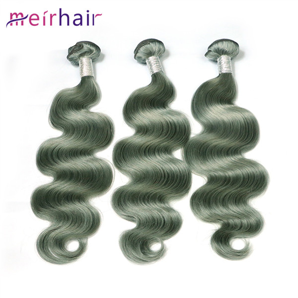 Fashion Gray Color Human Hair Extensions-CH02